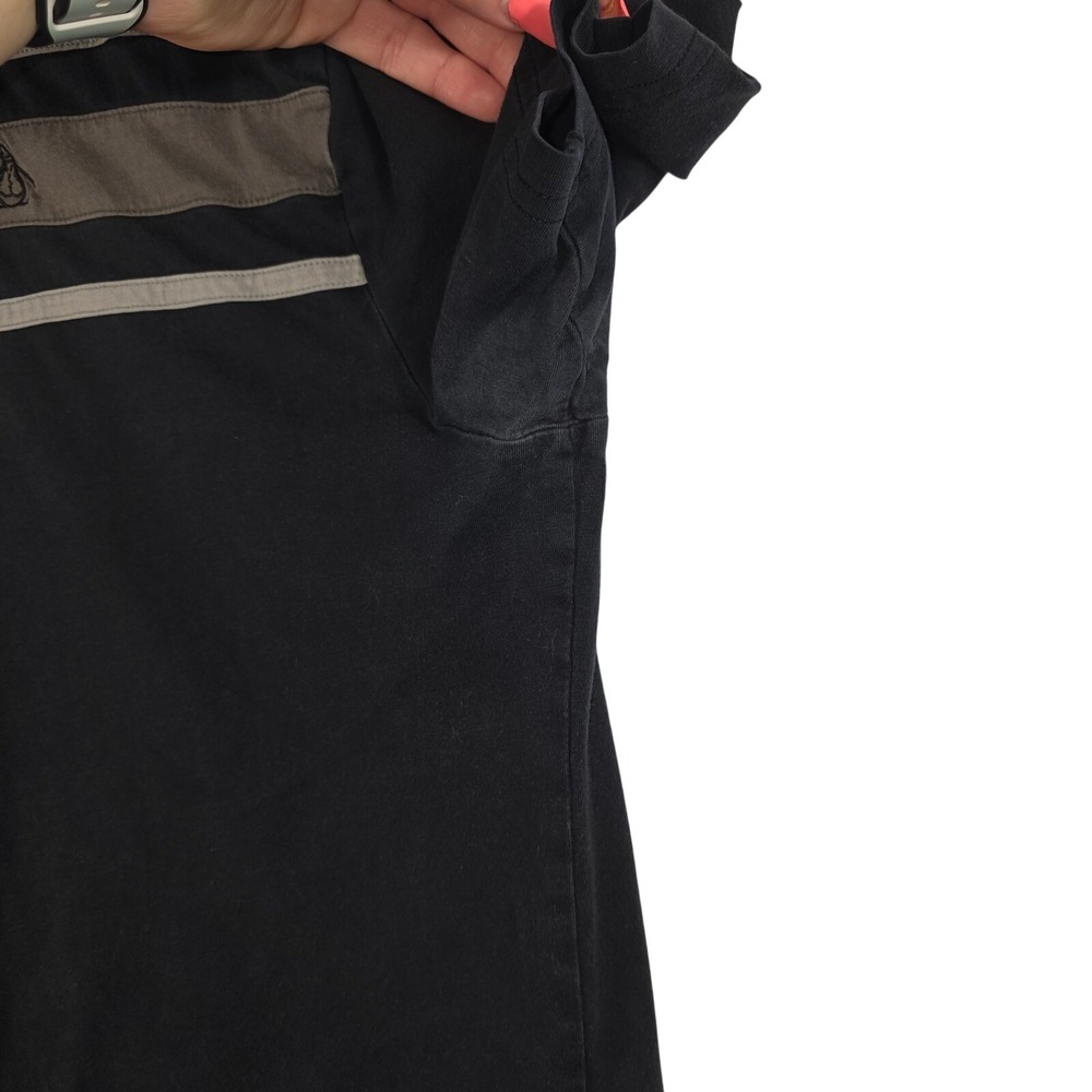 Original Penguin Polo Shirt Mens XL Black Striped Classic Fit Short Sleeve - Picture 7 of 7